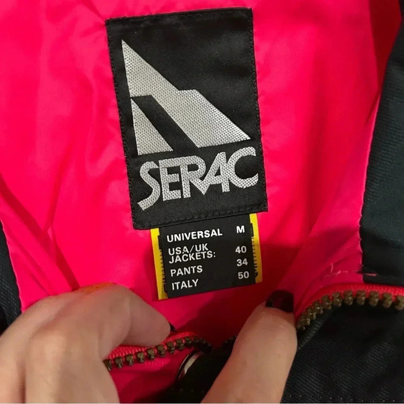 Serac Women’s Size Medium Hot Pink Windbreaker - Picture 2 of 5